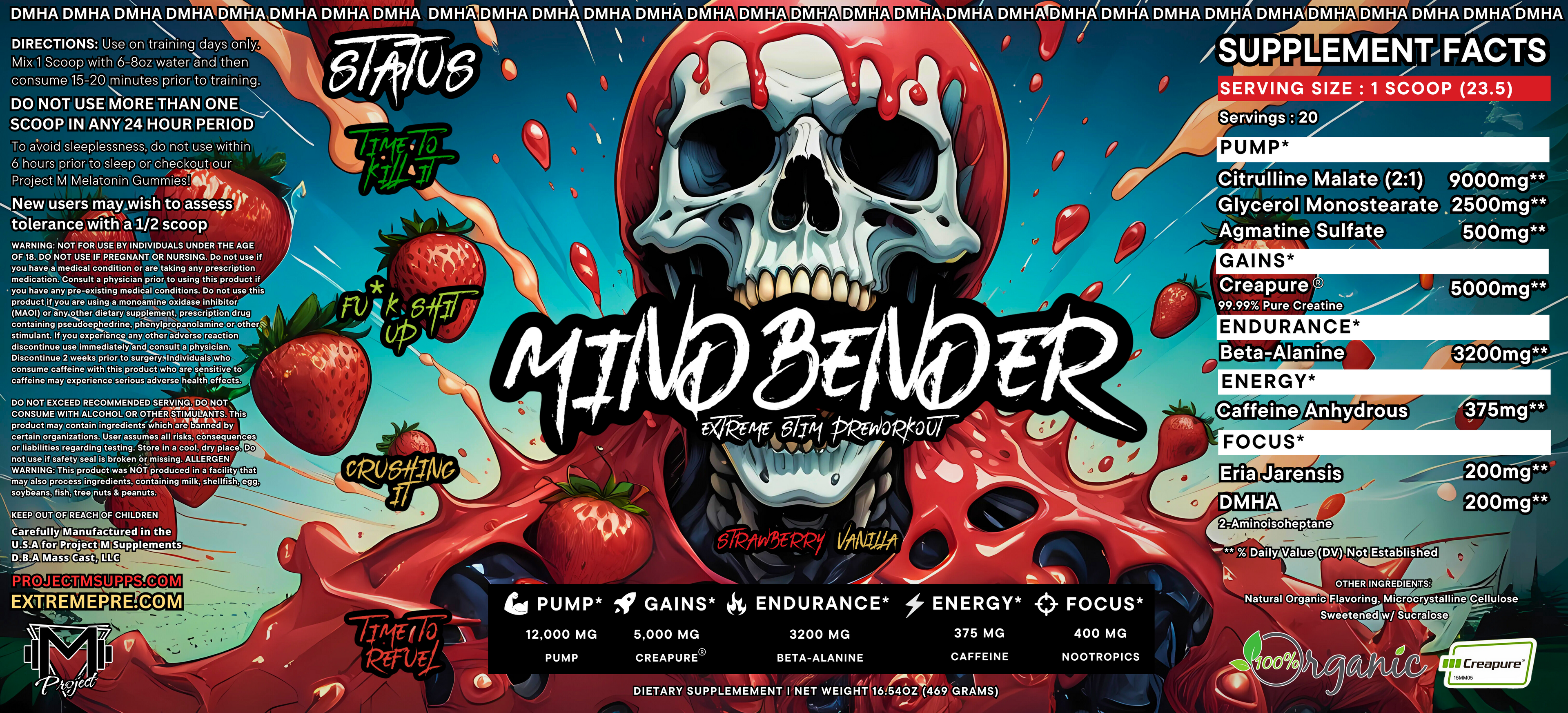 Mindbender v7 Pre-Workout 20 Servings