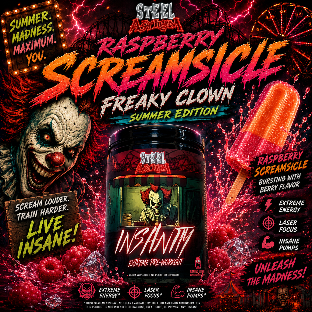 Insanity Pre-Workout Freaky Clown Summer Edition - EVERYONE WINS - INCUBATOR