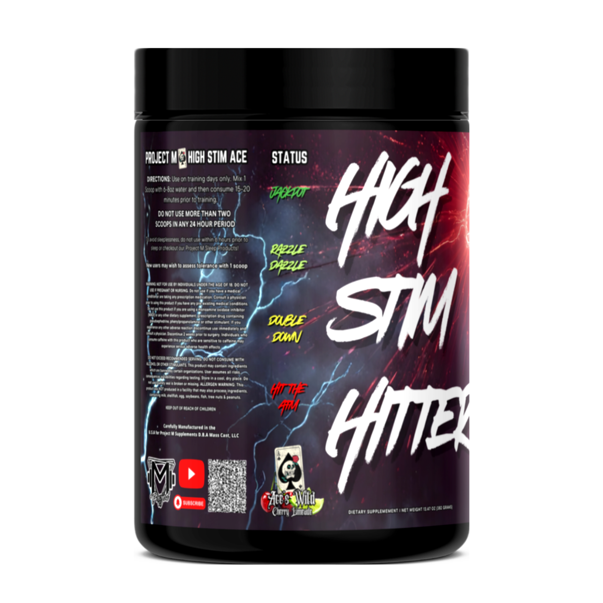 High Stim Hitter Extreme Pre-Workout 40/20 Servings - INCUBATOR
