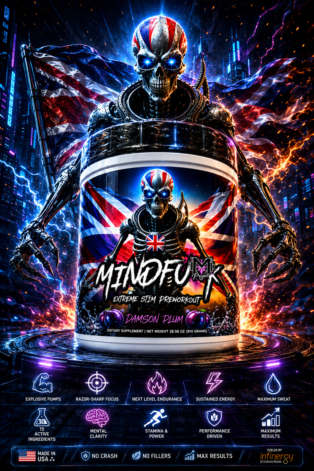 Mindfu*k v2 Pre-Workout 60/30 Servings