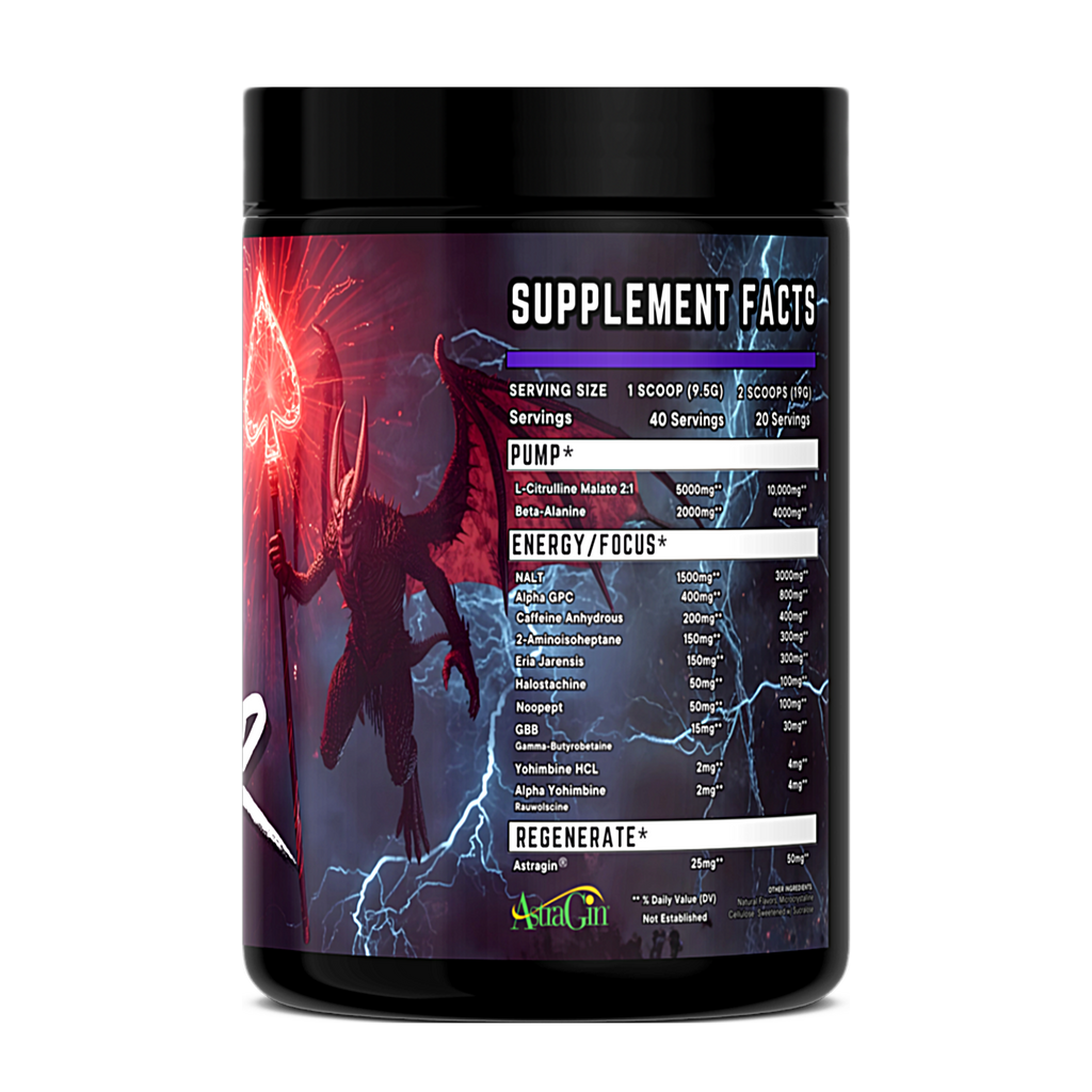 High Stim Hitter Extreme Pre-Workout 40/20 Servings - INCUBATOR