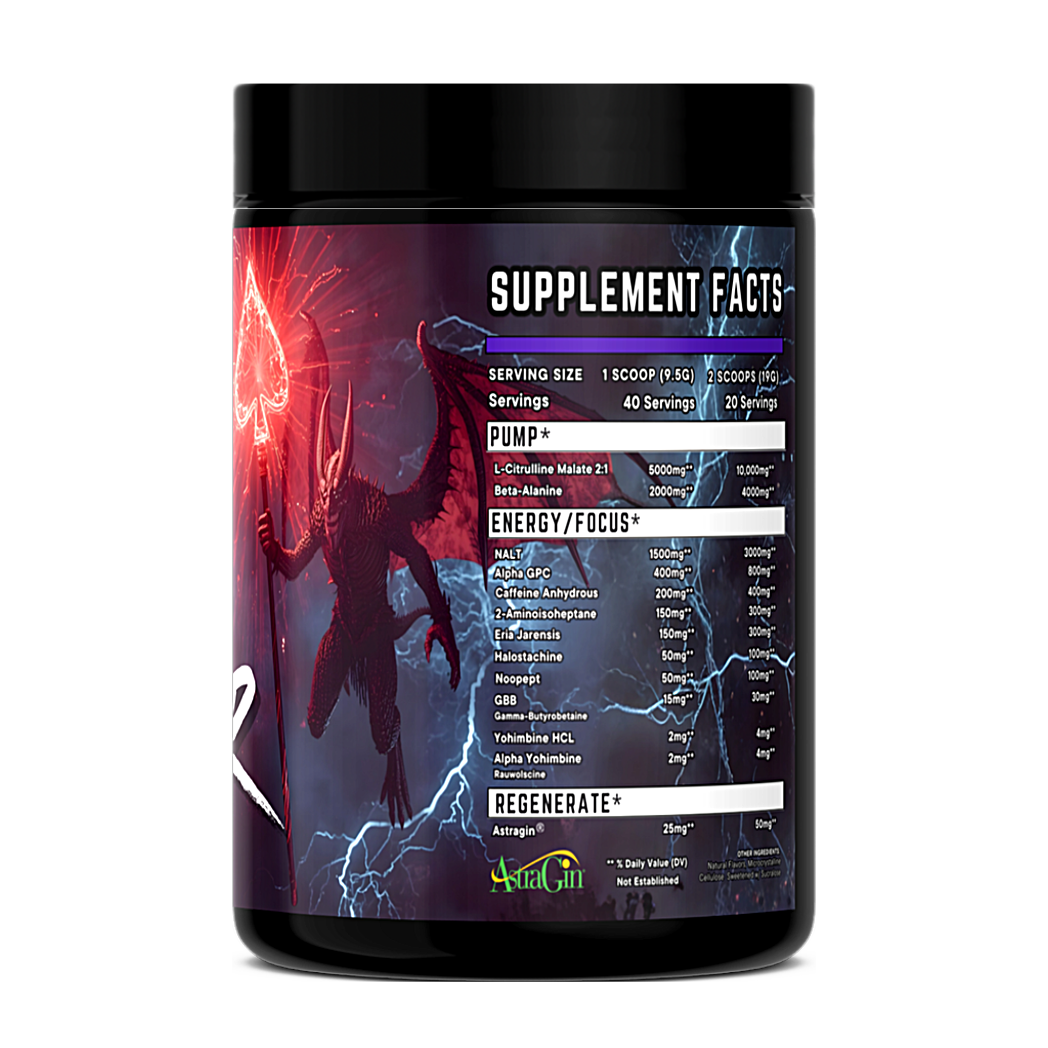 High Stim Hitter Extreme Pre-Workout 40/20 Servings - INCUBATOR