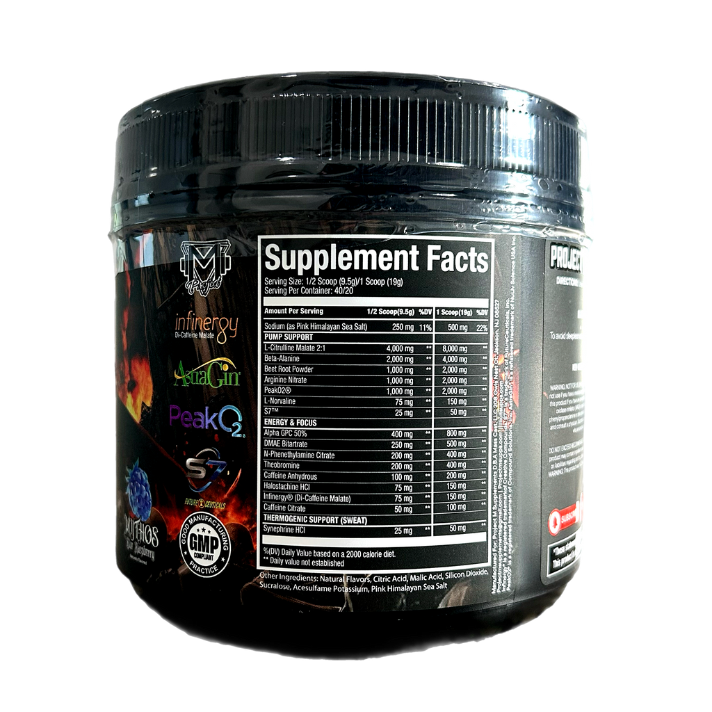 Godslayer Extreme Pre-Workout 40/20 Servings