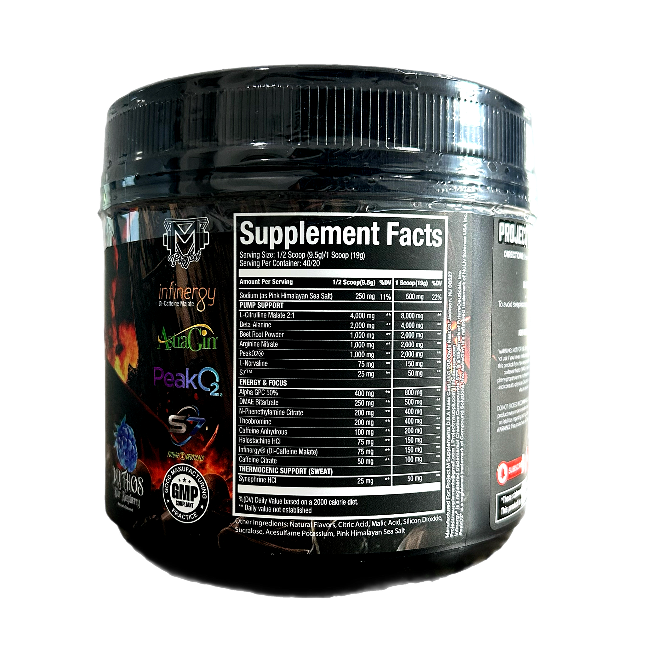 Godslayer Extreme Pre-Workout 40/20 Servings