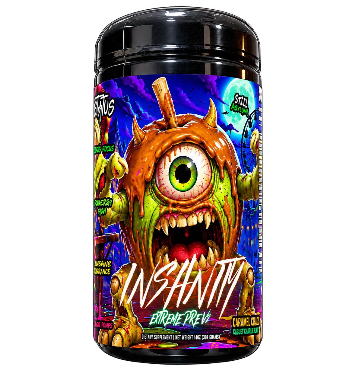 Insanity Pre-Workout Caramel Chaos - FREE PRIZE - INCUBATOR