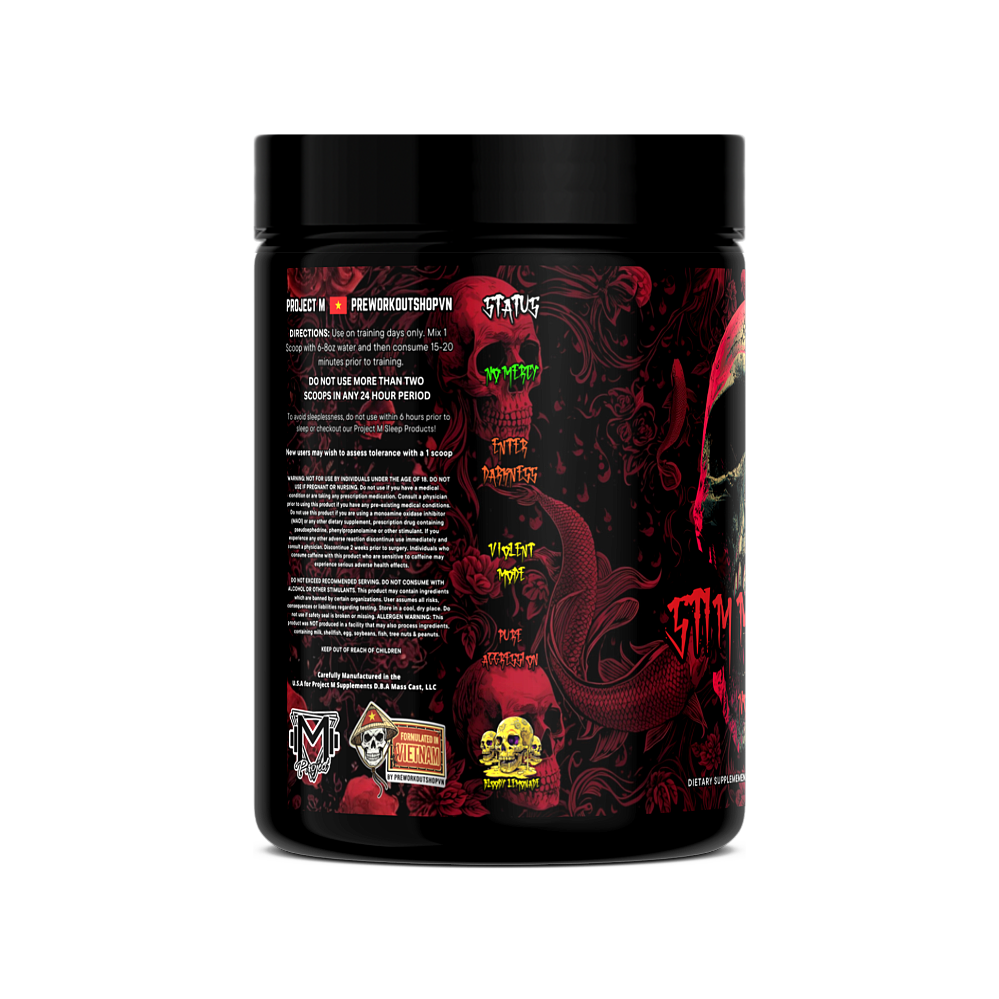 Stim Massacre Extreme Pre-Workout - INCUBATOR