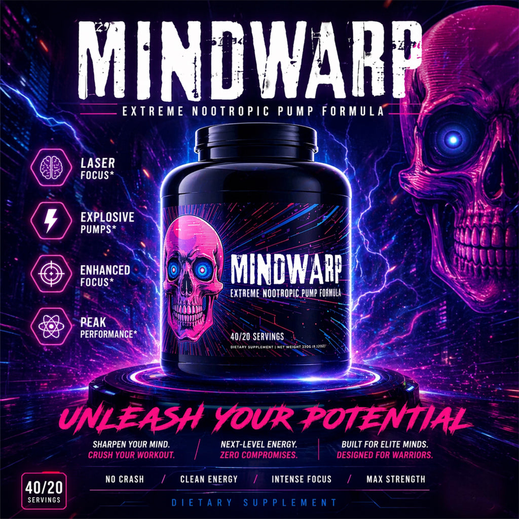 MINDWARP Extreme Nootropic Pump Formula 40/20 Servings - INCUBATOR
