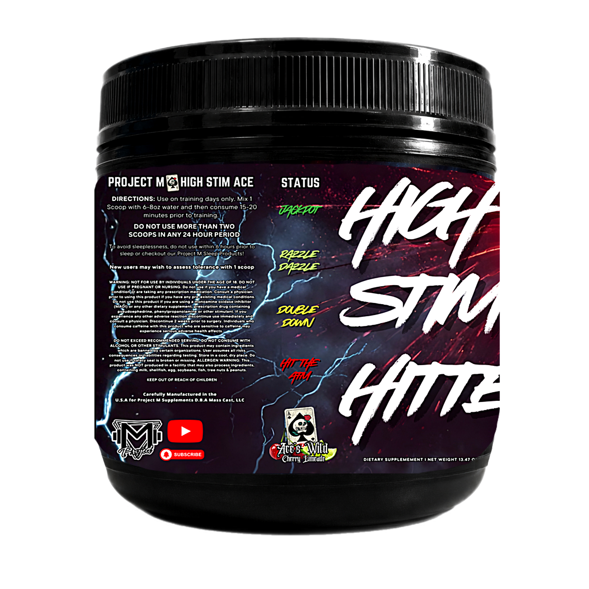 High Stim Hitter Extreme Pre-Workout 40/20 Servings - INCUBATOR