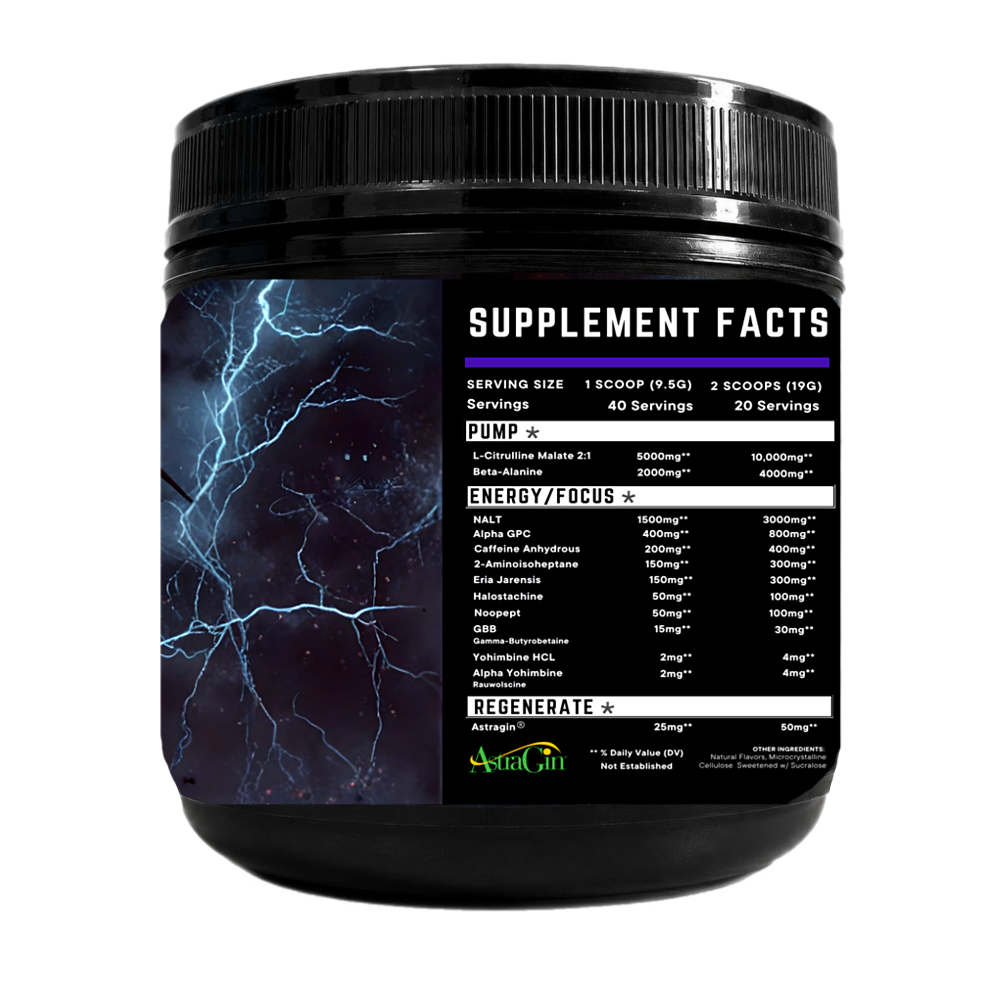 High Stim Hitter Extreme Pre-Workout 40/20 Servings - INCUBATOR