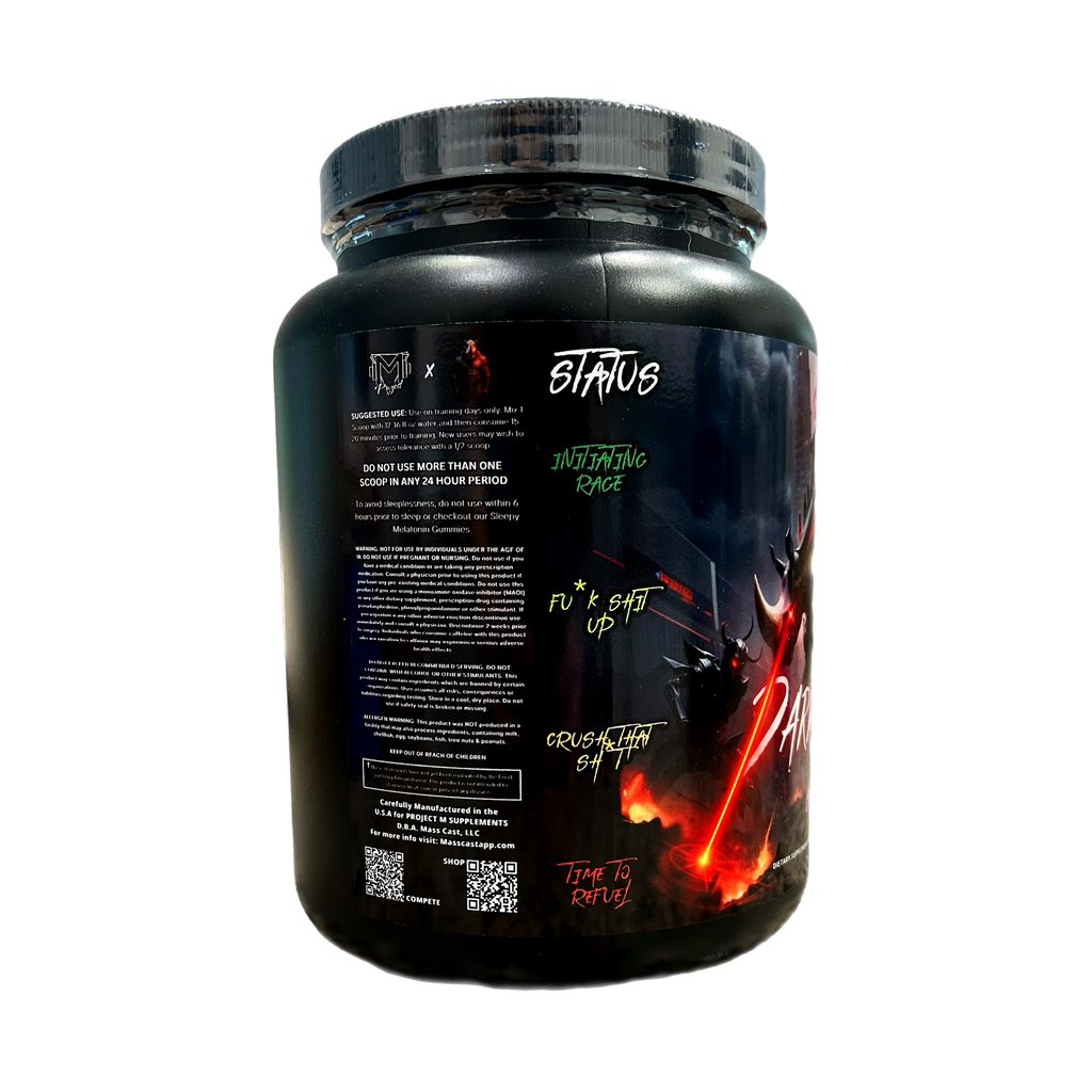 Dark Side Of The Rhino Pre-Workout 40/20 Servings