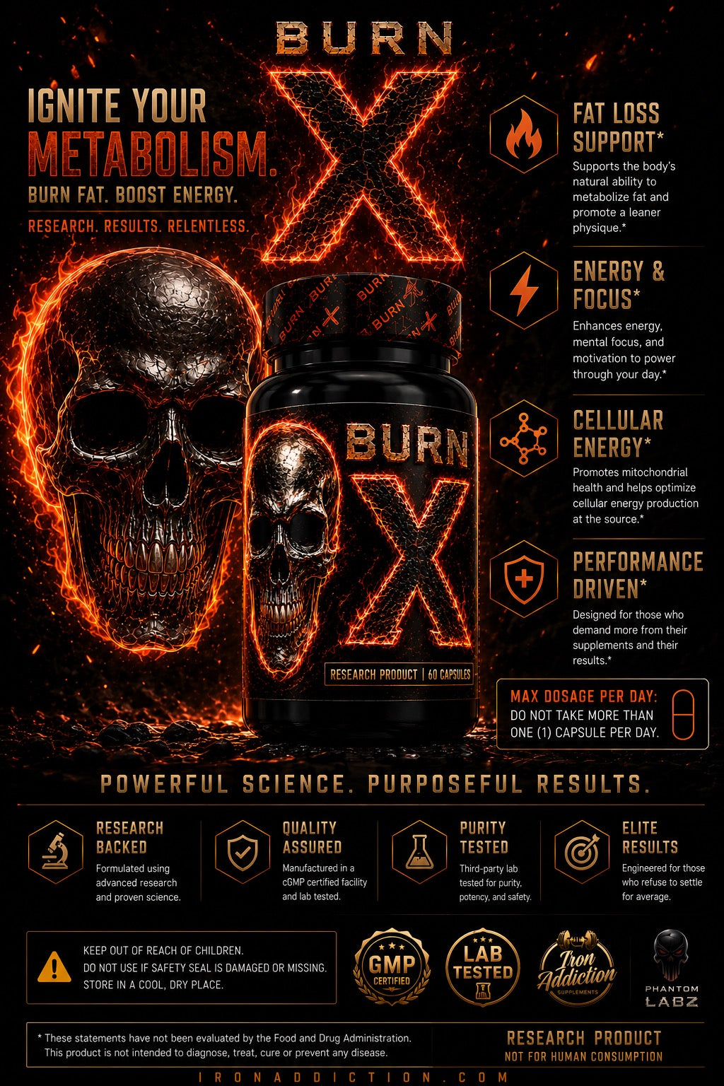 BurnX 60 Capsules - INCUBATOR