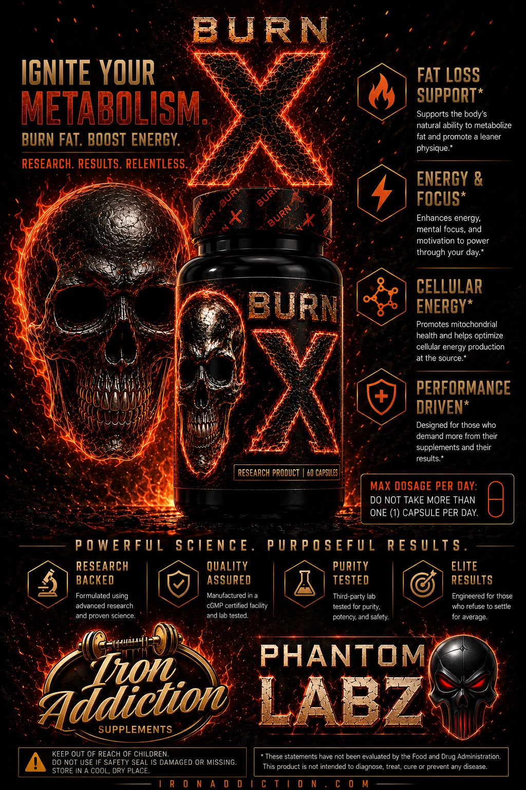 BurnX 60 Capsules - INCUBATOR