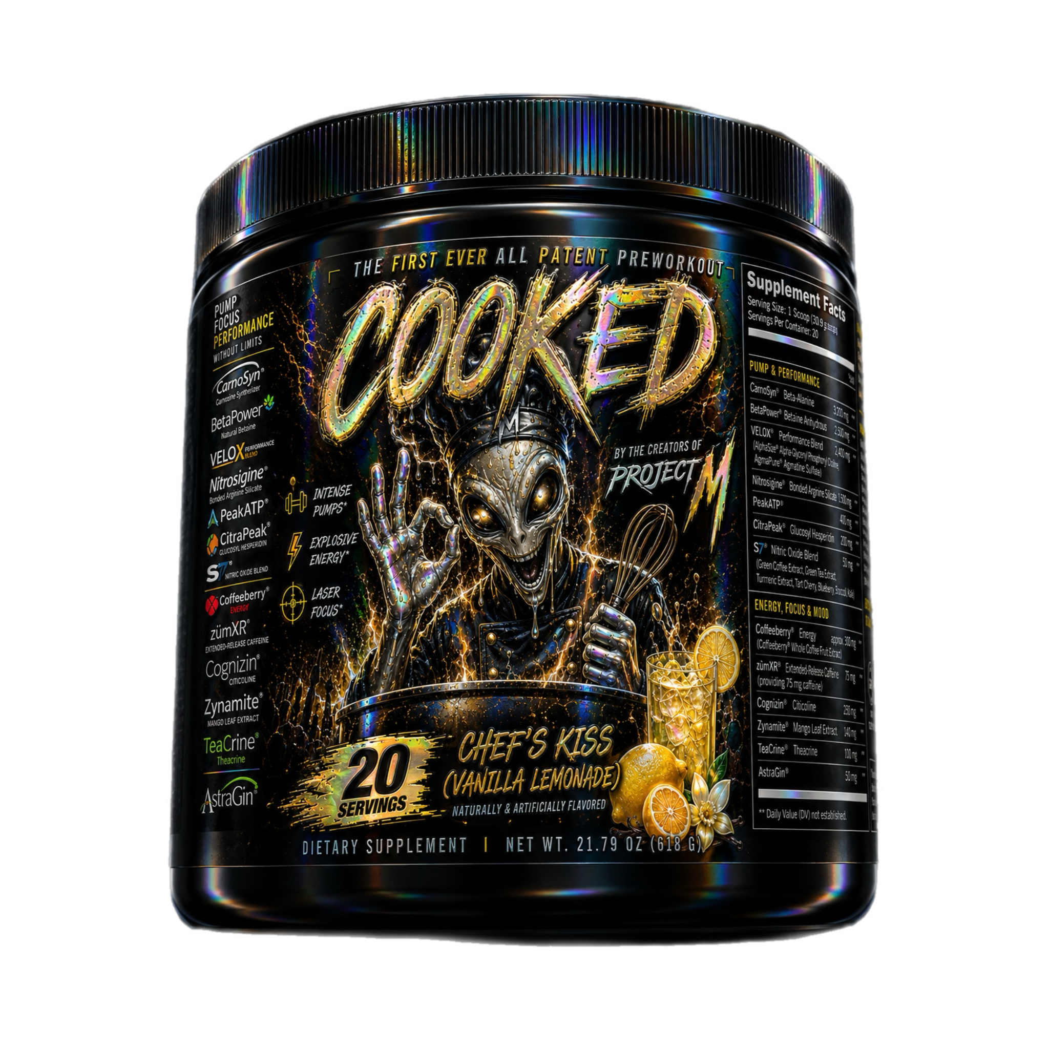 COOKED All Patent Extreme Preworkout - INCUBATOR