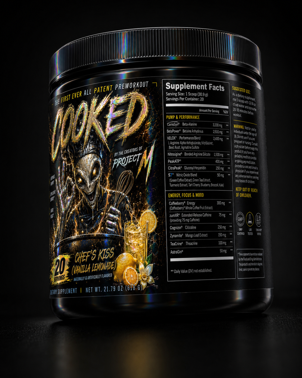 COOKED All Patent Extreme Preworkout - INCUBATOR