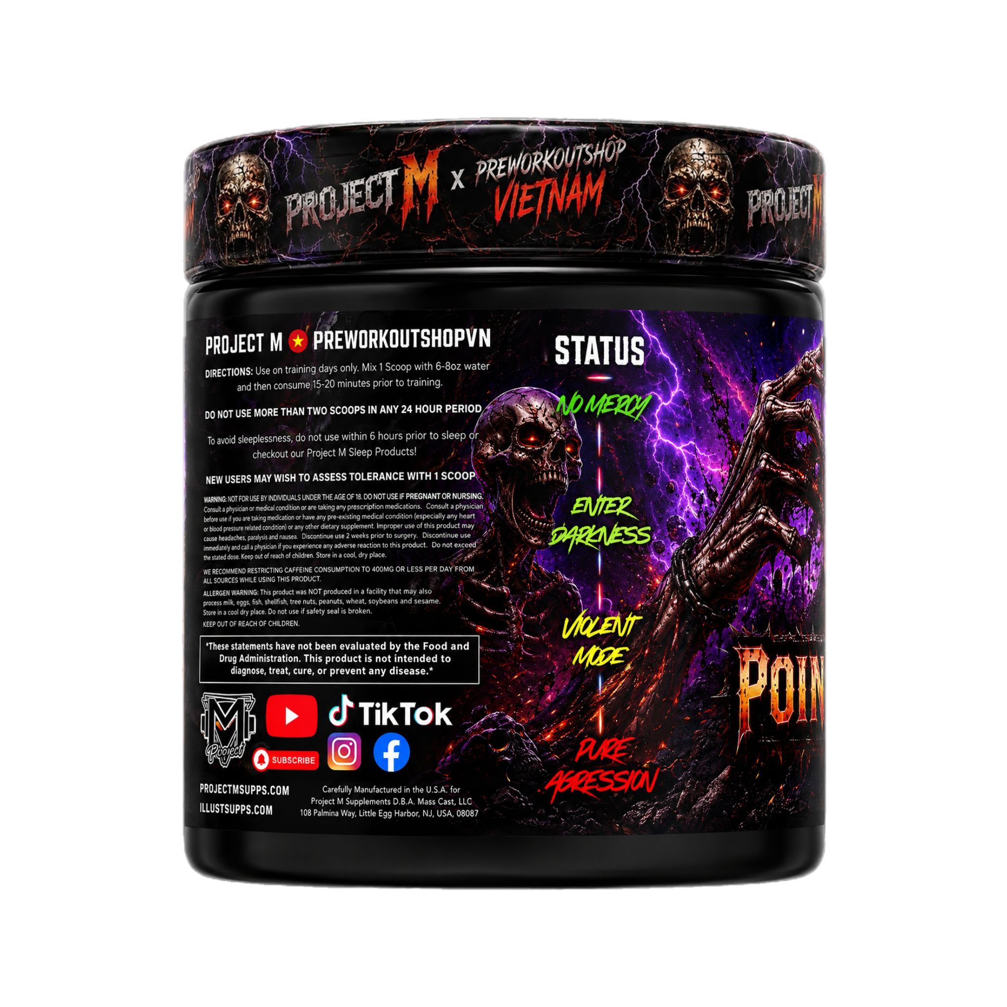 Point Of No Return Extreme Preworkout- INCUBATOR