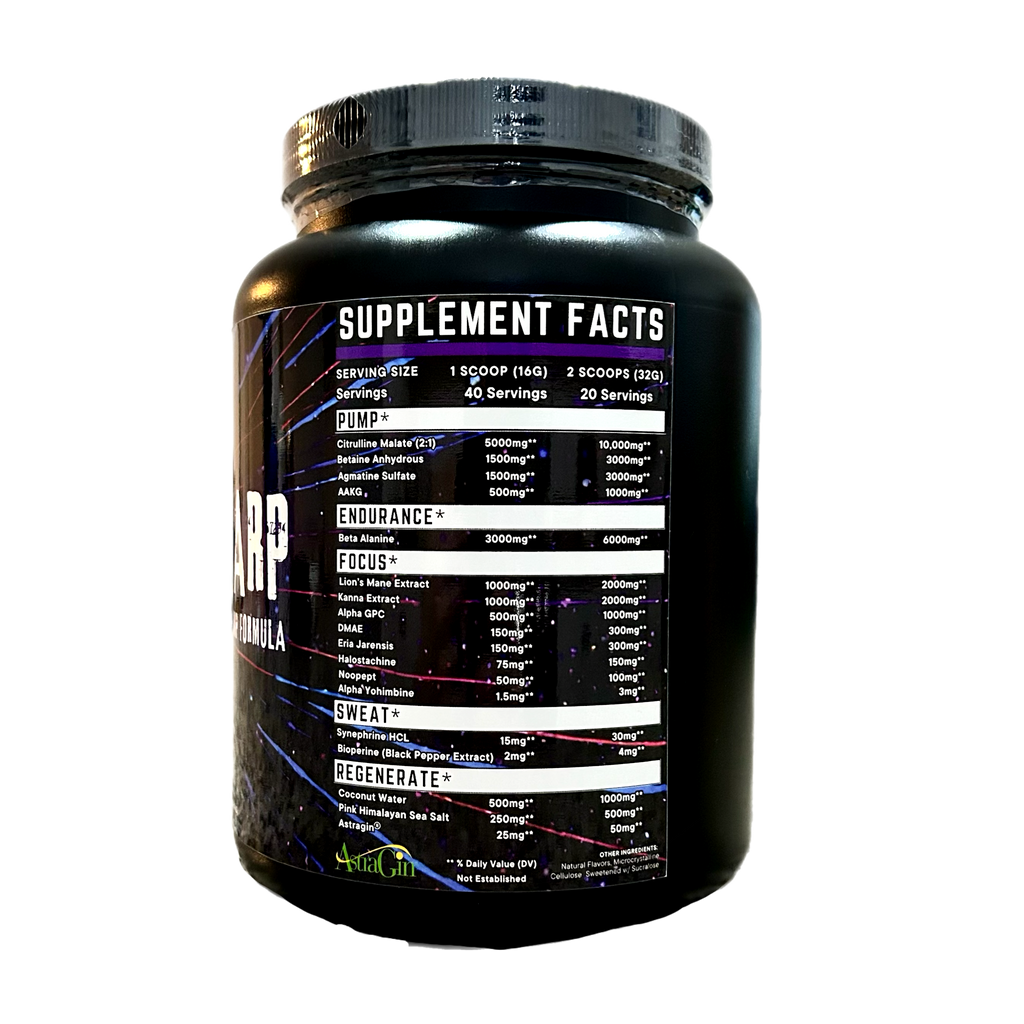 MINDWARP Extreme Nootropic Pump Formula 40/20 Servings