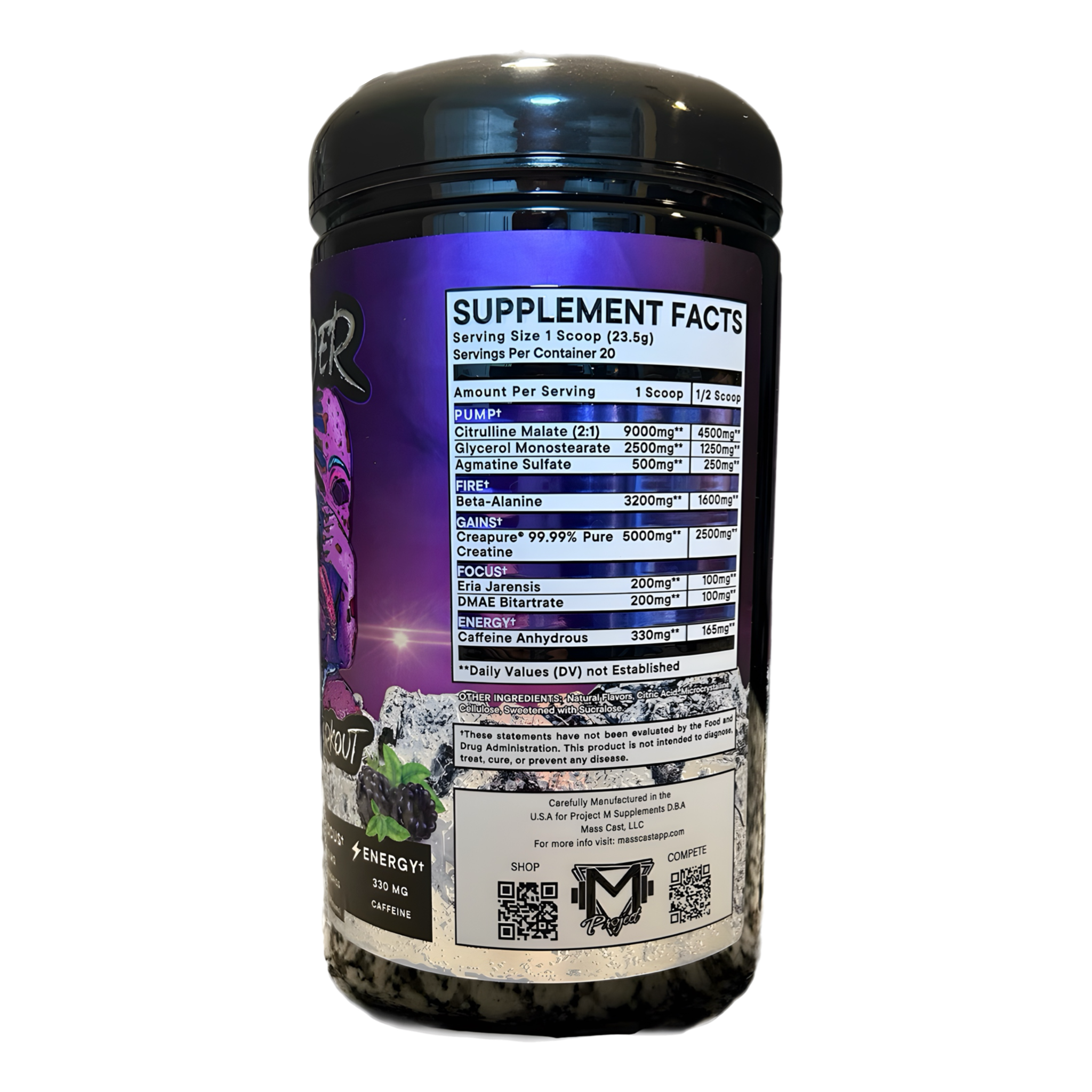 Mindbender v6 Pre-Workout 40/20 Servings