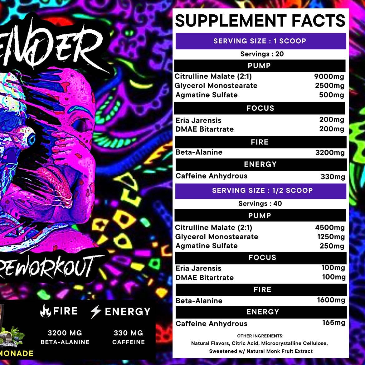 Mindbender v5 Pre-Workout 40/20 Servings