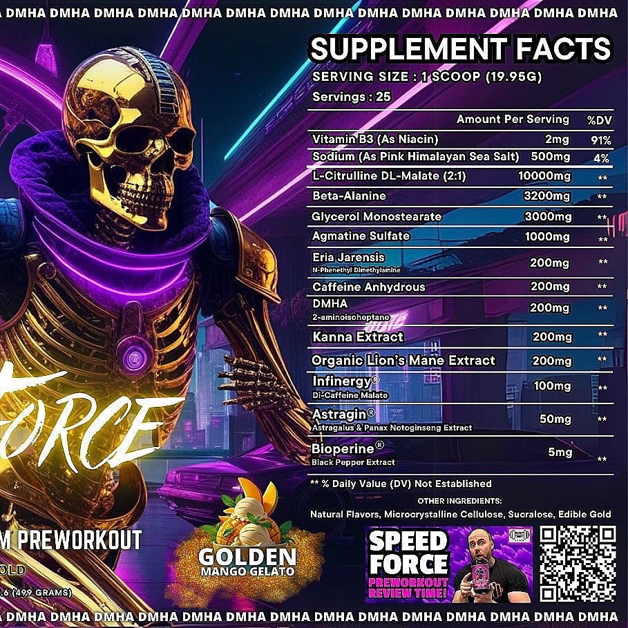 Speedforce Pre-Workout 25 Servings