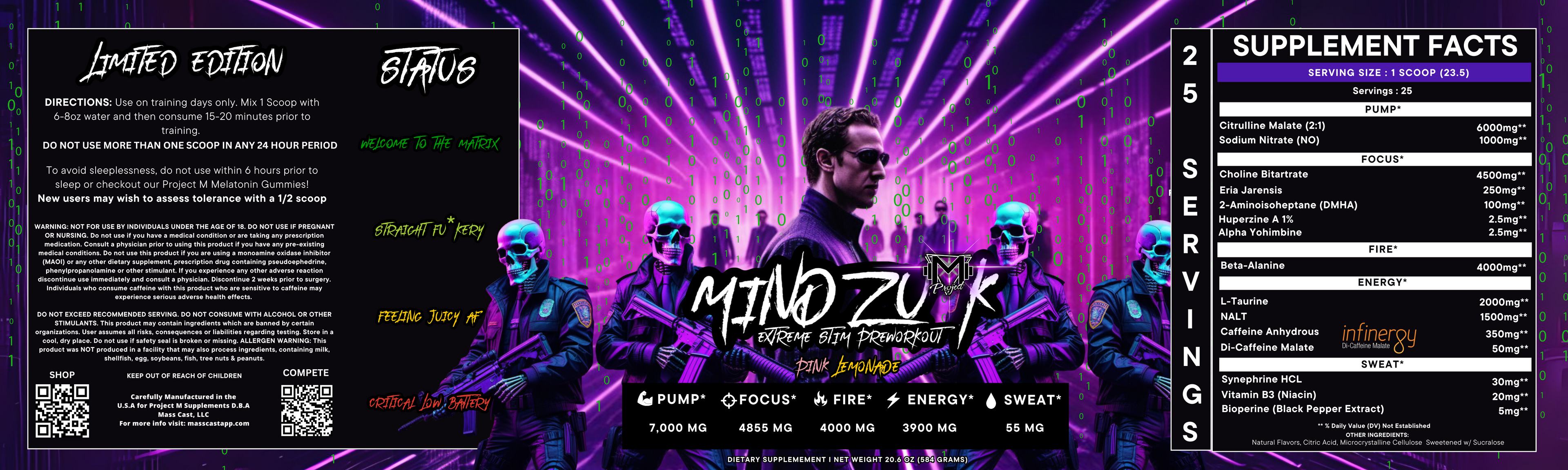 Mindfu*k Pre-Workout 25 Servings